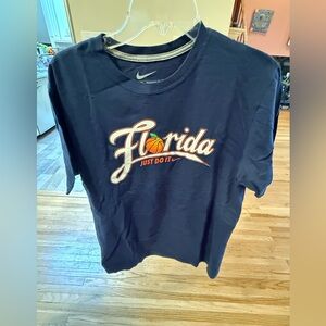 Nike Florida “Just Do It” Basketball Tee – Navy – Size L